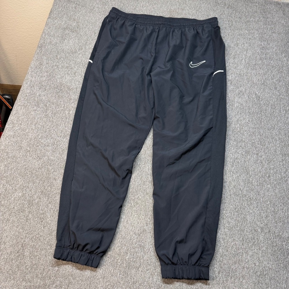 Nike Dri-FIT Mens Black Mesh Panel Jogger Track Pants HJ3780-010 XXL